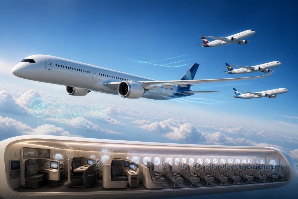 découvrez les capacités impressionnantes de l'airbus a350-1000, les compagnies qui l'exploitent et un aperçu détaillé de son intérieur moderne et confortable.