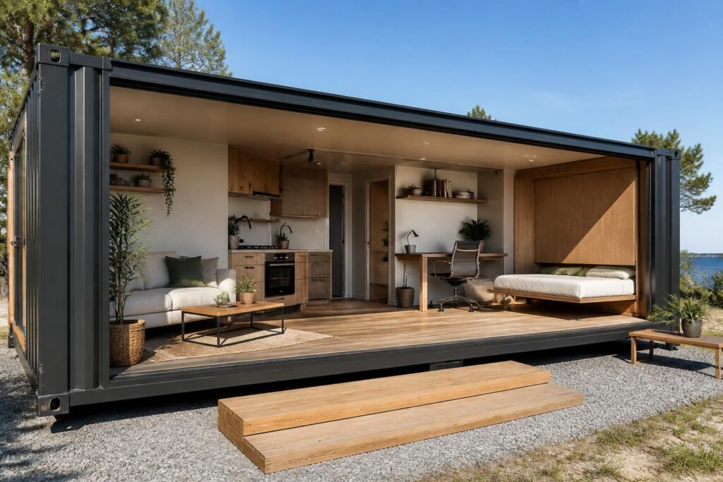 découvrez des idées pratiques et créatives pour aménager un container en studio, maison ou atelier modulable, alliant confort et fonctionnalité.