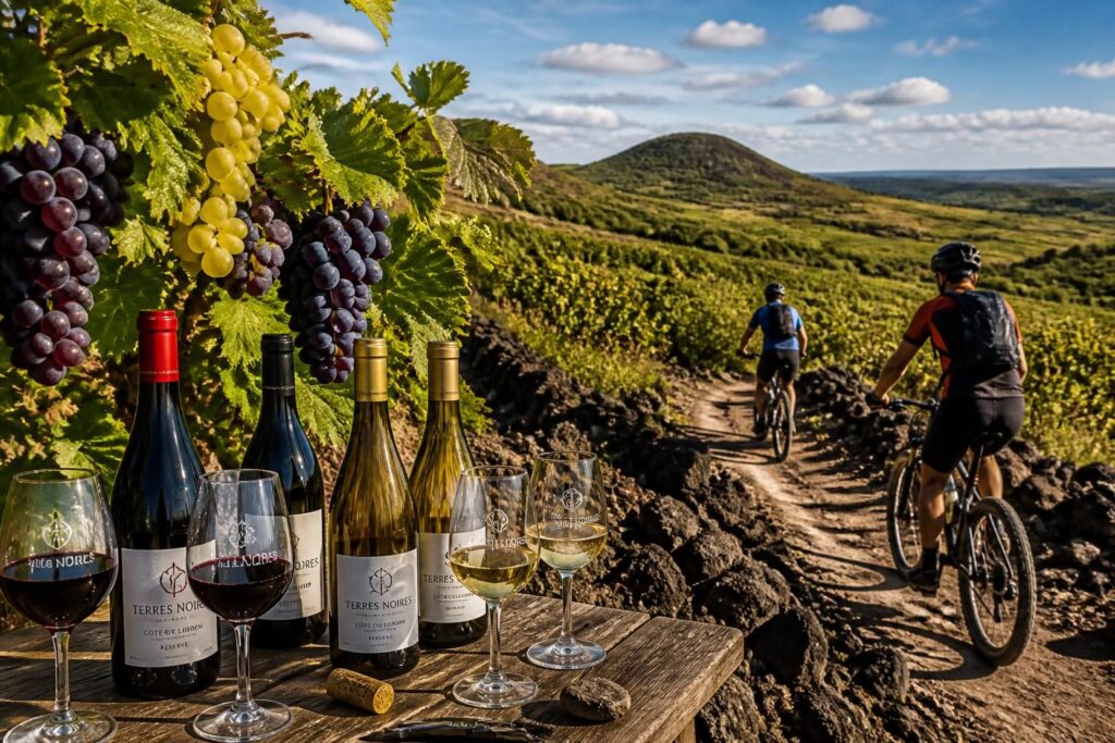 découvrez les terres noires, une destination unique mêlant vins rouges et blancs d'exception et parcours vtt passionnants pour une expérience inoubliable.