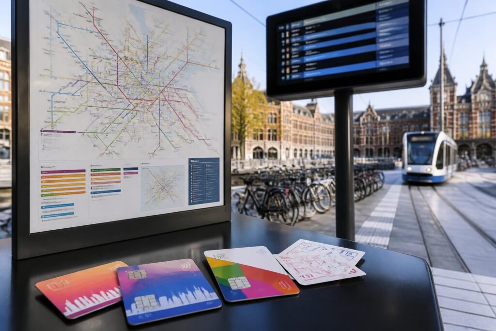 découvrez tout ce qu'il faut savoir sur le transport à amsterdam : carte des réseaux, tickets disponibles et horaires pour vous déplacer facilement dans la ville.
