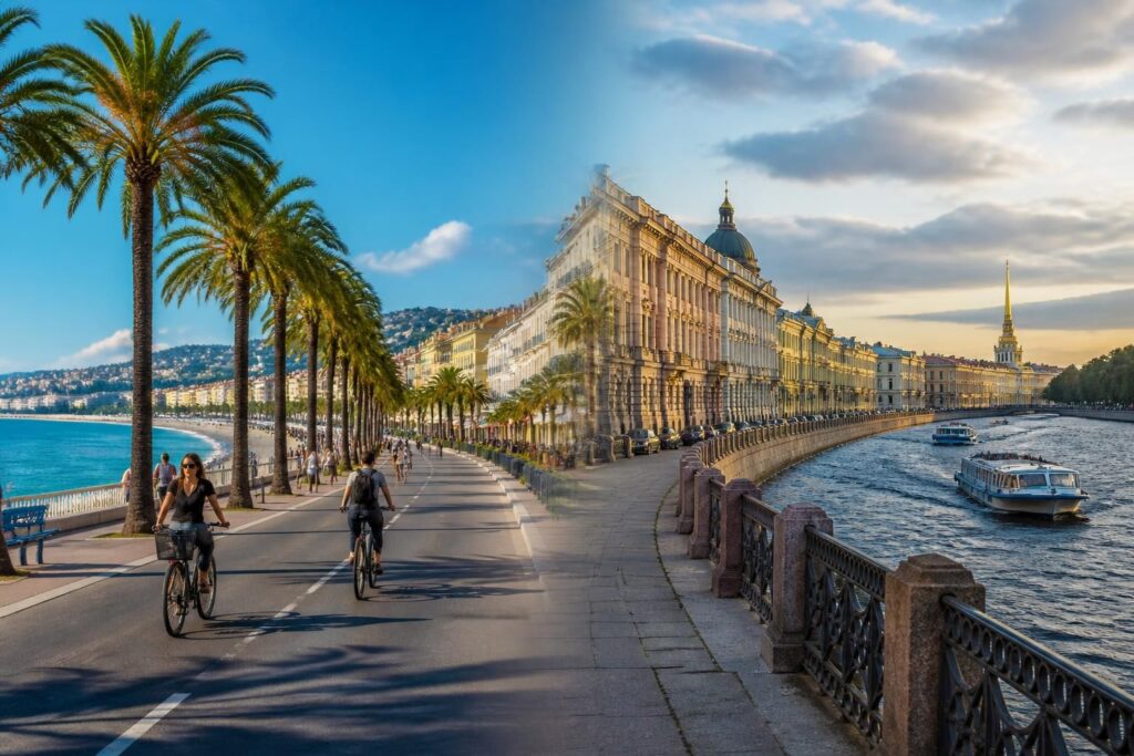 découvrez les itinéraires incontournables et les adresses clés de l'angлийская набережная à nice et saint-pétersbourg pour un voyage riche en découvertes et en paysages emblématiques.