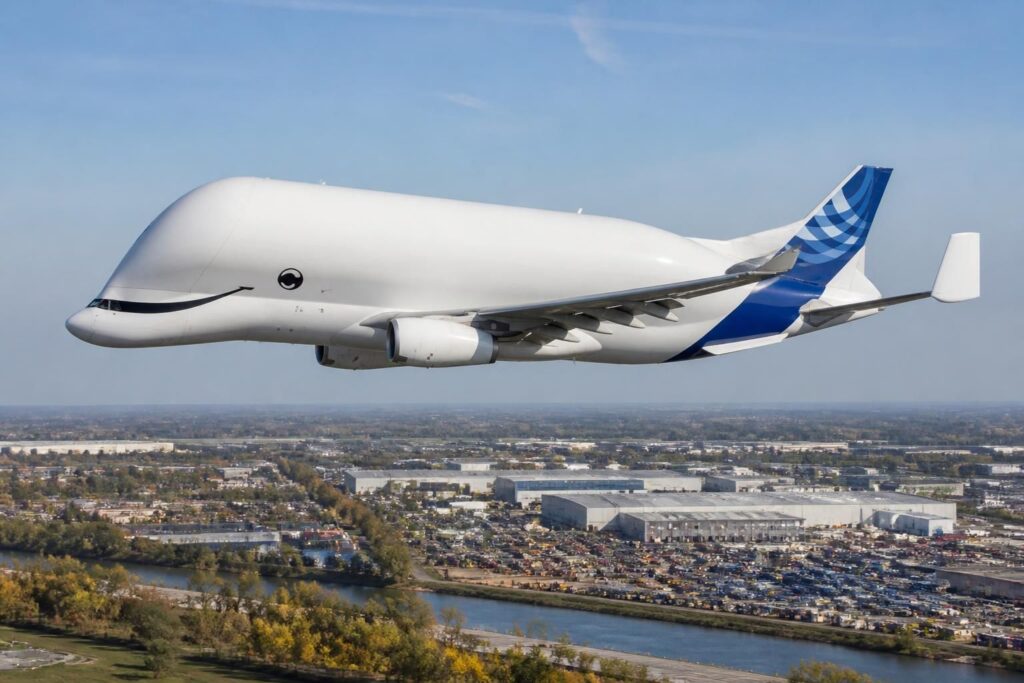 découvrez les caractéristiques et les usages du belouga, l'avion cargo géant d'airbus, conçu pour le transport de pièces aéronautiques volumineuses.
