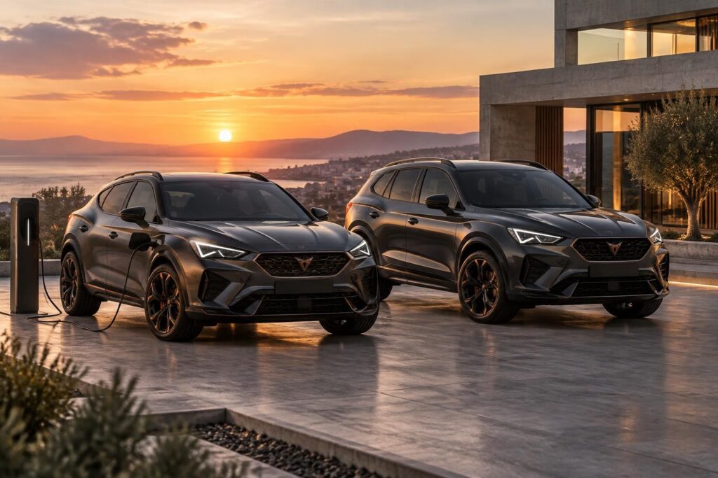 découvrez les suv cupra formentor et terramar : comparez leurs motorisations électriques ou hybrides, leurs équipements et leurs performances.