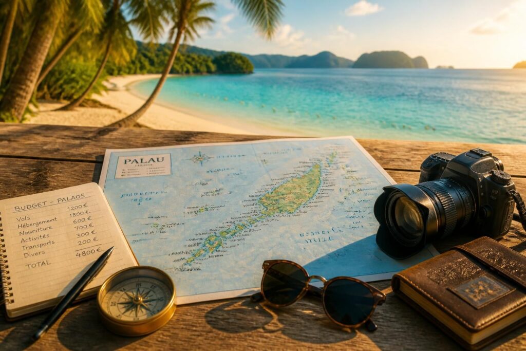 découvrez comment organiser votre voyage aux îles palaos avec notre guide complet : carte détaillée, estimation du budget et conseils pratiques pour un séjour inoubliable.